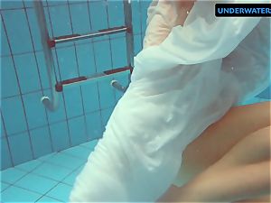 ginger-haired Diana super-fucking-hot and nasty in a white dress