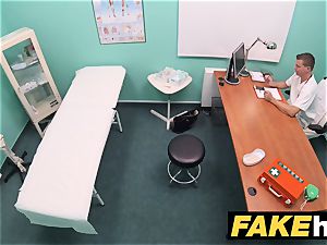 fake health center puny light-haired Czech patient health test