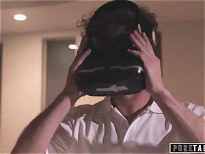unspoiled TABOO freak Busdriver Clones students into VR