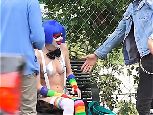 dick lovinТ clown Mikayla Mico boning in public